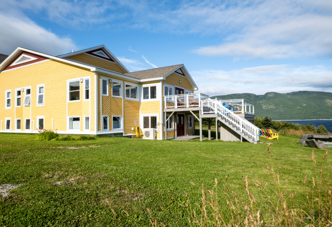 With top-notch service and accommodations, guests can enjoy stunning views of the bay, Long Range Mountains, and Gros Morne National Park With top-notch service and accommodations, guests can enjoy stunning views of the bay, Long Range Mountains, and Gros Morne National Park