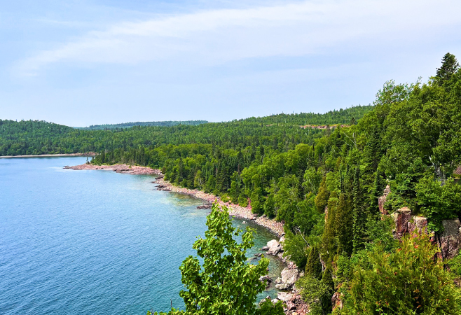 Explore Bruce Peninsula National Park near Tobermory and hike woodland trails, explore limestone coasts and camp under a stunning night sky.