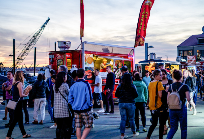 Must-try foods include Teppan Bossam Pork Belly, Roasted Pork Hocks, Icy Bar Shaved Ice, Asomi Mochi, and Rotato. Must-try foods include Teppan Bossam Pork Belly, Roasted Pork Hocks, Icy Bar Shaved Ice, Asomi Mochi, and Rotato.