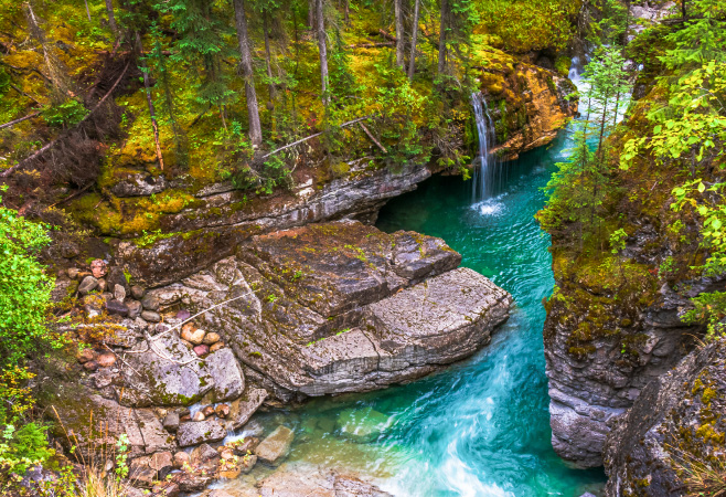 Maligne Canyon is one of Jasper National Park's most incredible landmarks Maligne Canyon is one of Jasper National Park's most incredible landmarks