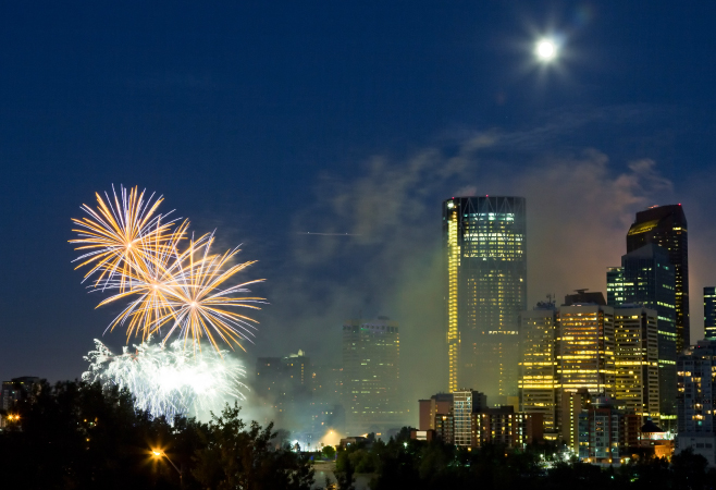 Celebrate the new year with a fancy dinner, a Flames game, or a dance party