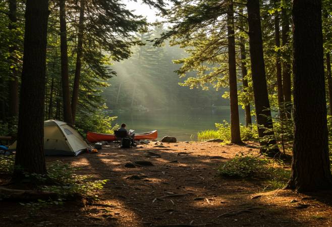 Algonquin Provincial Park is perhaps the most well-known park in Ontario Algonquin Provincial Park is perhaps the most well-known park in Ontario