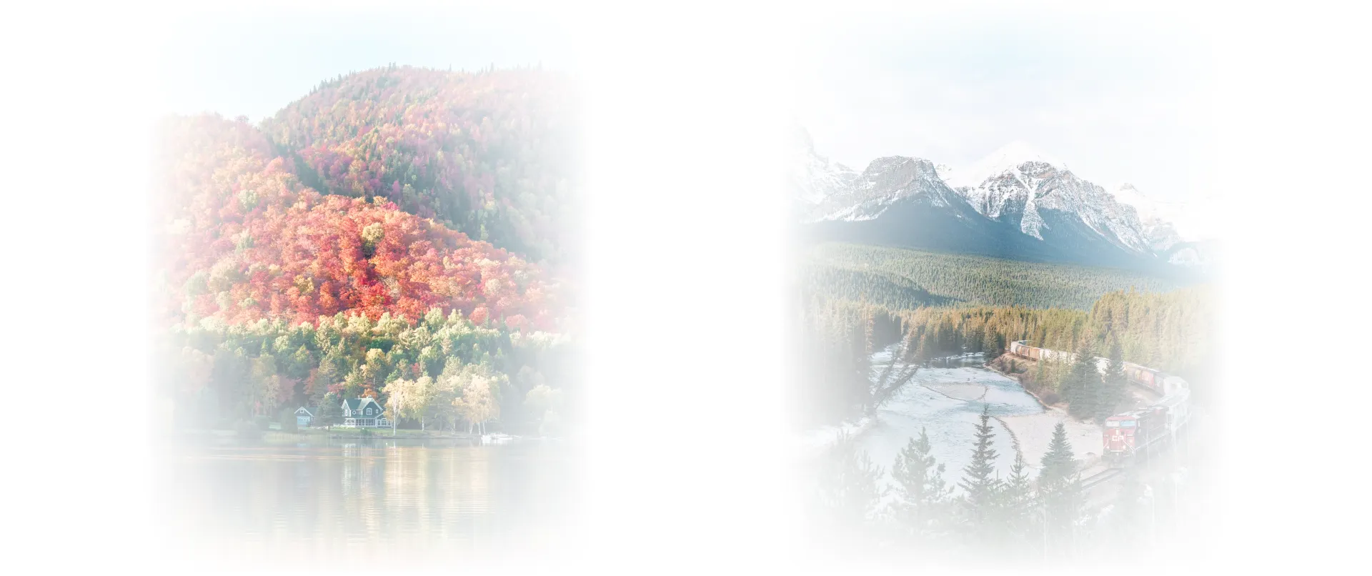 Canada scenic landscape background