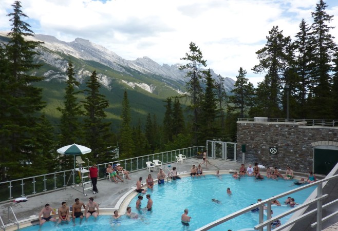 One of Banff National Park's greatest traditions is visiting the Upper Hot Springs for a soothing soak in the hot, mineral-rich water