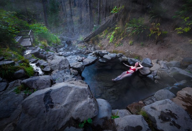 Find hot springs in Canada to relax in after a day of outdoor adventure. Find hot springs in Canada to relax in after a day of outdoor adventure.
