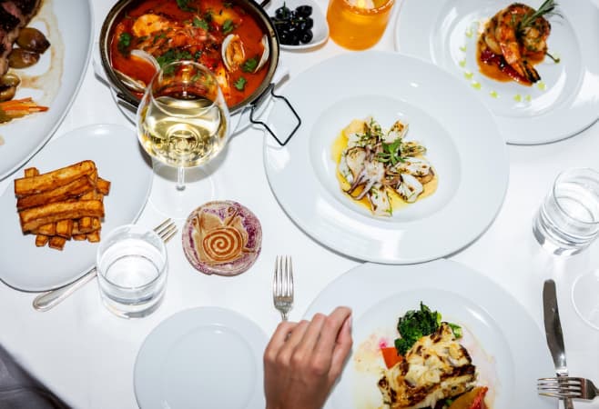 Garde Manger is famous for its fresh seafood dishes, including their famous lobster roll and ceviches Garde Manger is famous for its fresh seafood dishes, including their famous lobster roll and ceviches