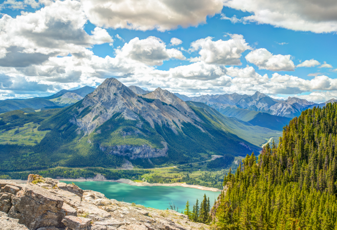 Barrier Lake is a favorite with Albertans since it is fun to paddle around on Barrier Lake is a favorite with Albertans since it is fun to paddle around on