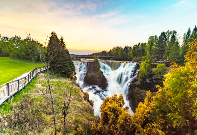 Kakabeka is a great fall to visit in Ontario for travelers Kakabeka is a great fall to visit in Ontario for travelers