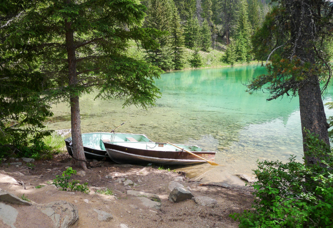 Emerald Lake Loop is considered an easy hike that covers 3.2 mi, with an elevation gain of 406 ft