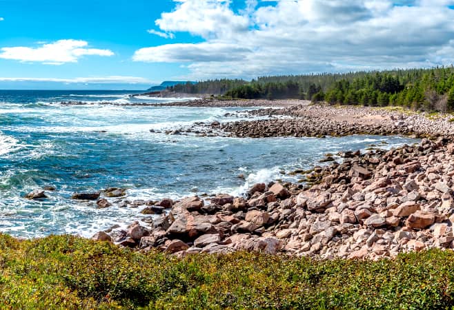 Ingonish Beach is a famous beach in Canada for swimming Ingonish Beach is a famous beach in Canada for swimming