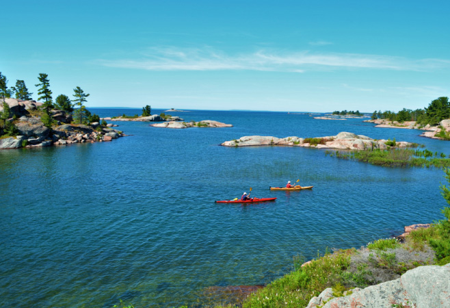Killarney Provincial Park is considered the jewel of the Ontario park system and is one of the most popular kayaking destinations in Ontario Killarney Provincial Park is considered the jewel of the Ontario park system and is one of the most popular kayaking destinations in Ontario