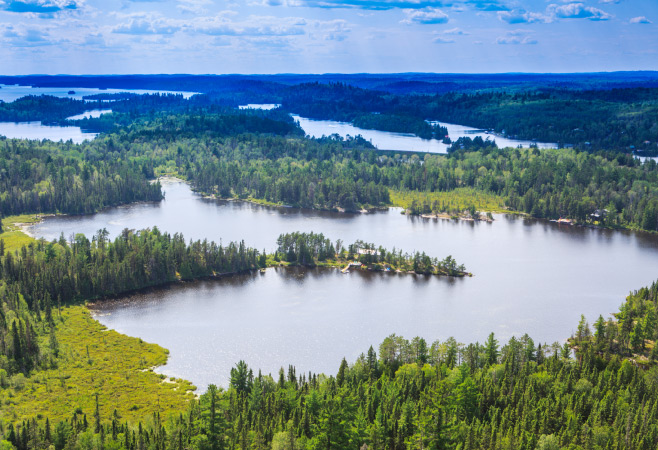 Lake Temagami is a premier fishing destination for tourists alike Lake Temagami is a premier fishing destination for tourists alike
