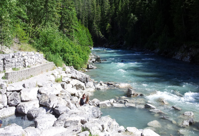 Lussier Hot Springs is one of British Columbia's most beautiful and serene hot spring destinations