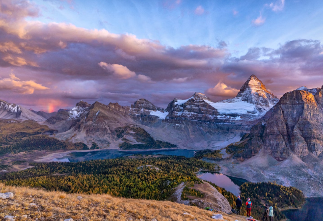 Mount Assiniboine isone of highest, most striking, and most iconic peaks of the Canadian Rockies Mount Assiniboine isone of highest, most striking, and most iconic peaks of the Canadian Rockies
