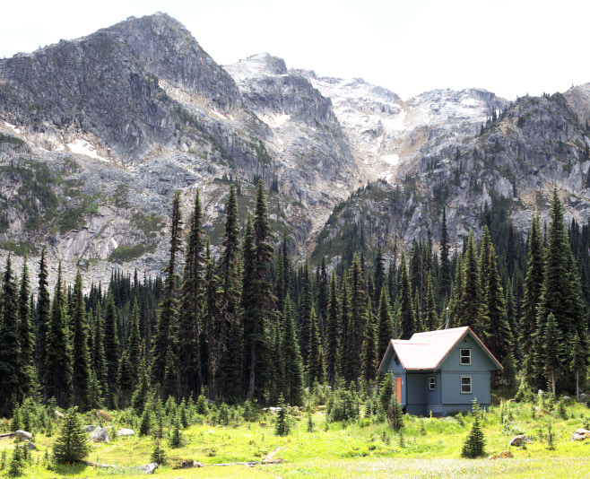 Mount Waddington is one of the most imposing and difficult-to-reach big peaks in North America