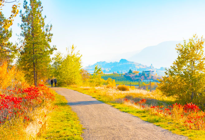 The Kettle Valley Rail Trail is a decommissioned rail trail that has been converted into a recreational trail network