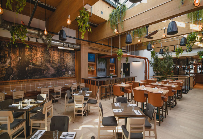 Three Bears Brewery is a craft brewery with a stargazing retractable roof and garden featuring chef inspired food and beer brewed onsite